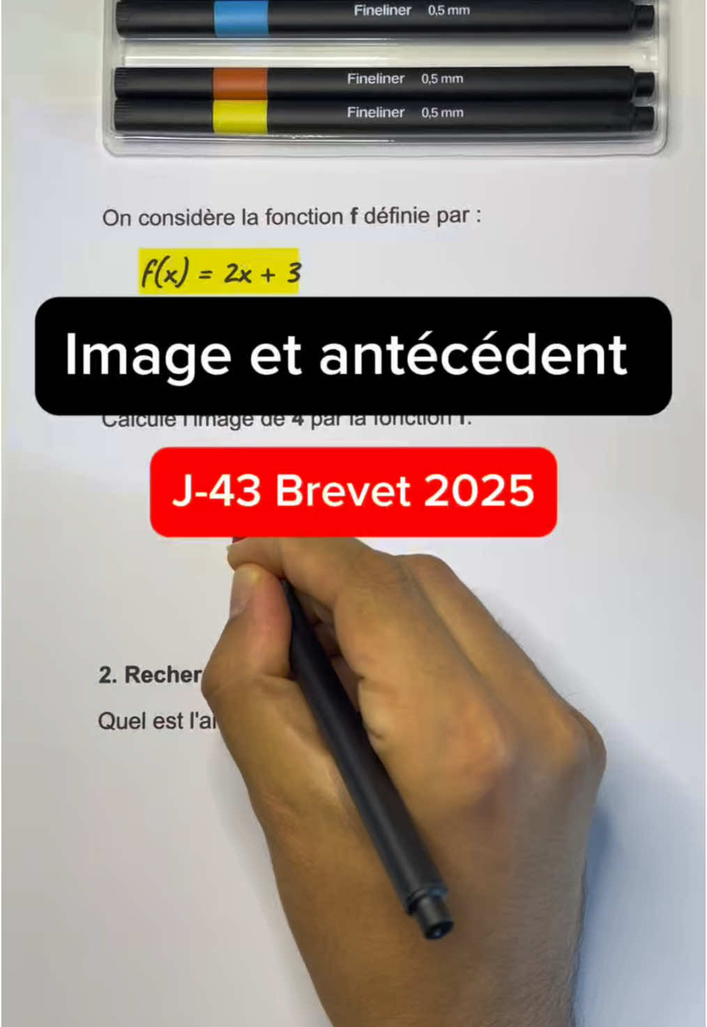➡️ Aime et partage à tous tes potes qui passent le brevet cette année !  ➡️ Dit-moi en commentaire la réponse aux deux dernières questions  #maths #brevet 