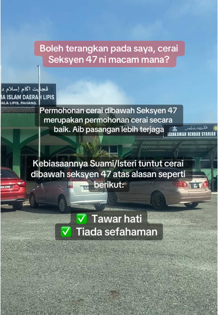 cerai seksyen 47 #GuamanSyariah #PeguamSyarie #HakSuamiIsteri #Hakwanita #UndangUndangIslam #peguamsyariepahang #peguamsyariekualalipis #CeraiSyariah #peguamsyariah 
