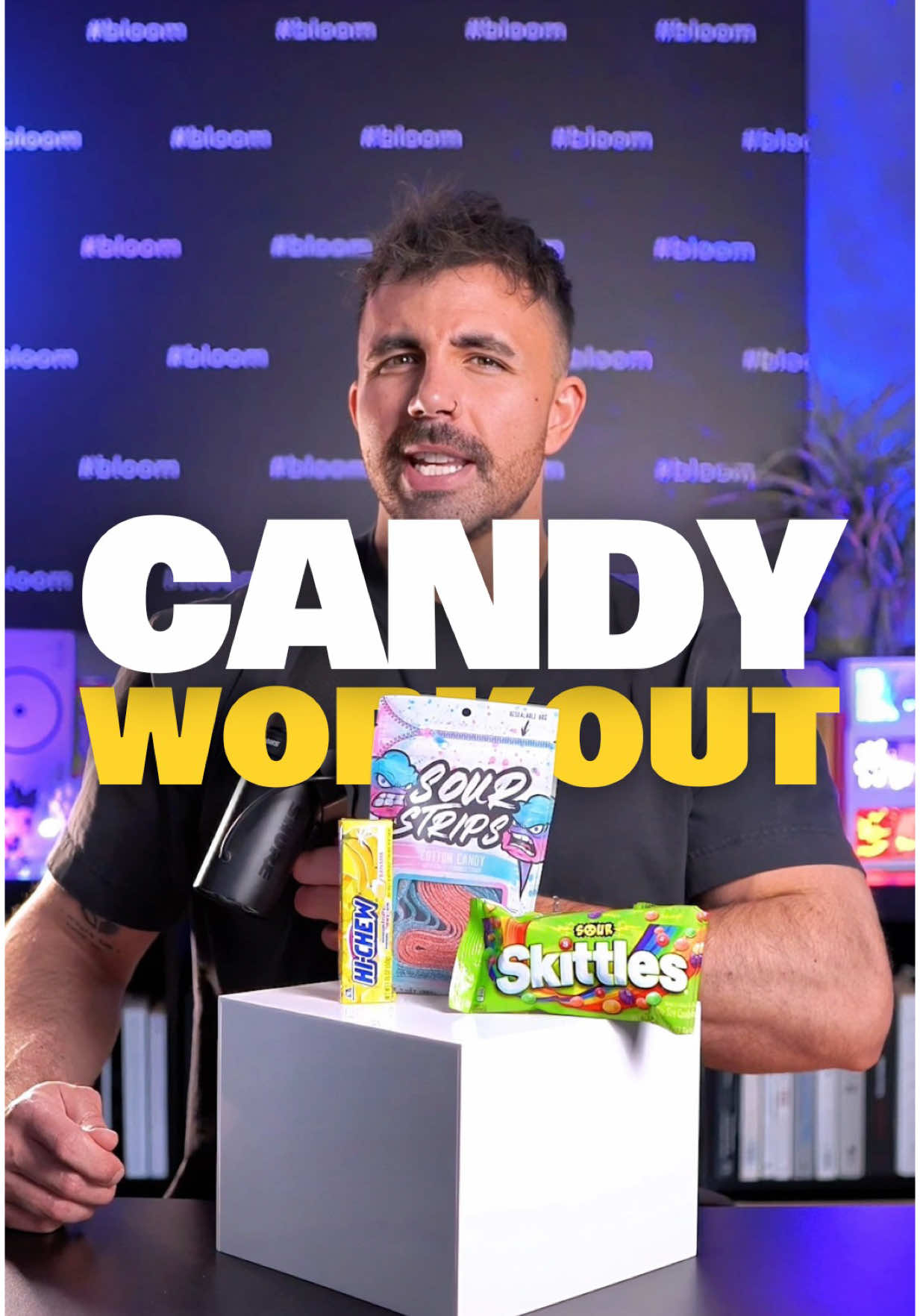 Usually, candy is a treat 🍭 But when timed around your workout, it can be a tool? Using simple sugars during or around your workout is a pretty common practice in bodybuilding and powerlifting Because it can help you train harder, and longer, allowing you to put more stress on your body⚡️ Does this mean everyone that works out needs to be eating candy? No… Basing this off hundreds of clients I’ve worked with in the past, and countless professionals in the space, a small intraworkout carb source (20-30g of carbs) can be helpful in 2 situations: 1) If you train fasted (i.e. haven’t eaten a meal in the past 4-6 hours Or 2) Your workouts are higher intensity weight sessions and last longer than an hour Both situations where gas tends to run out before the workout is over🤘🏽 And yes, you can use something more natural like honey, maple syrup, fruit juice, or dates like a lot of people in the comments usually bring up But this is a great time you’re able to eat a treat satisfing some cravings (like with gummy bears, sour strips, etc.) where essentially 100% of what you’re eating will immediately be used as fuel during your workout You can eat your honey and get sticky, but don’t hate on someone with candy because it’s simply not *bad* for you in this setting👍🏼 #FitTok #GymTok #gym 