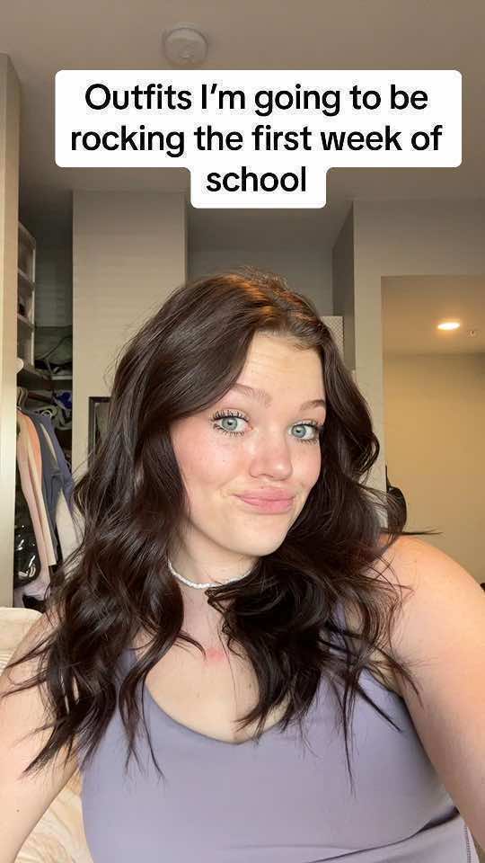 How was this a year ago?! TikTok is making me clear out my drafts I apologize! #backtoschool #backtoschooloutfitideas #garmentfriendly #byui 