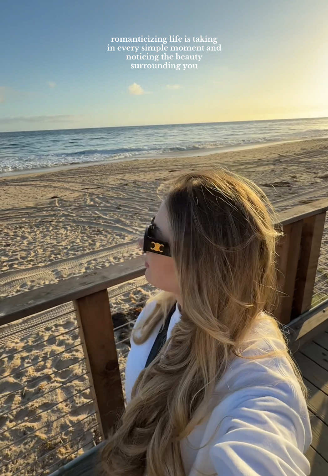 the ocean 🤝🏻 me #romanticizeyourlife #beachwalk #fy 
