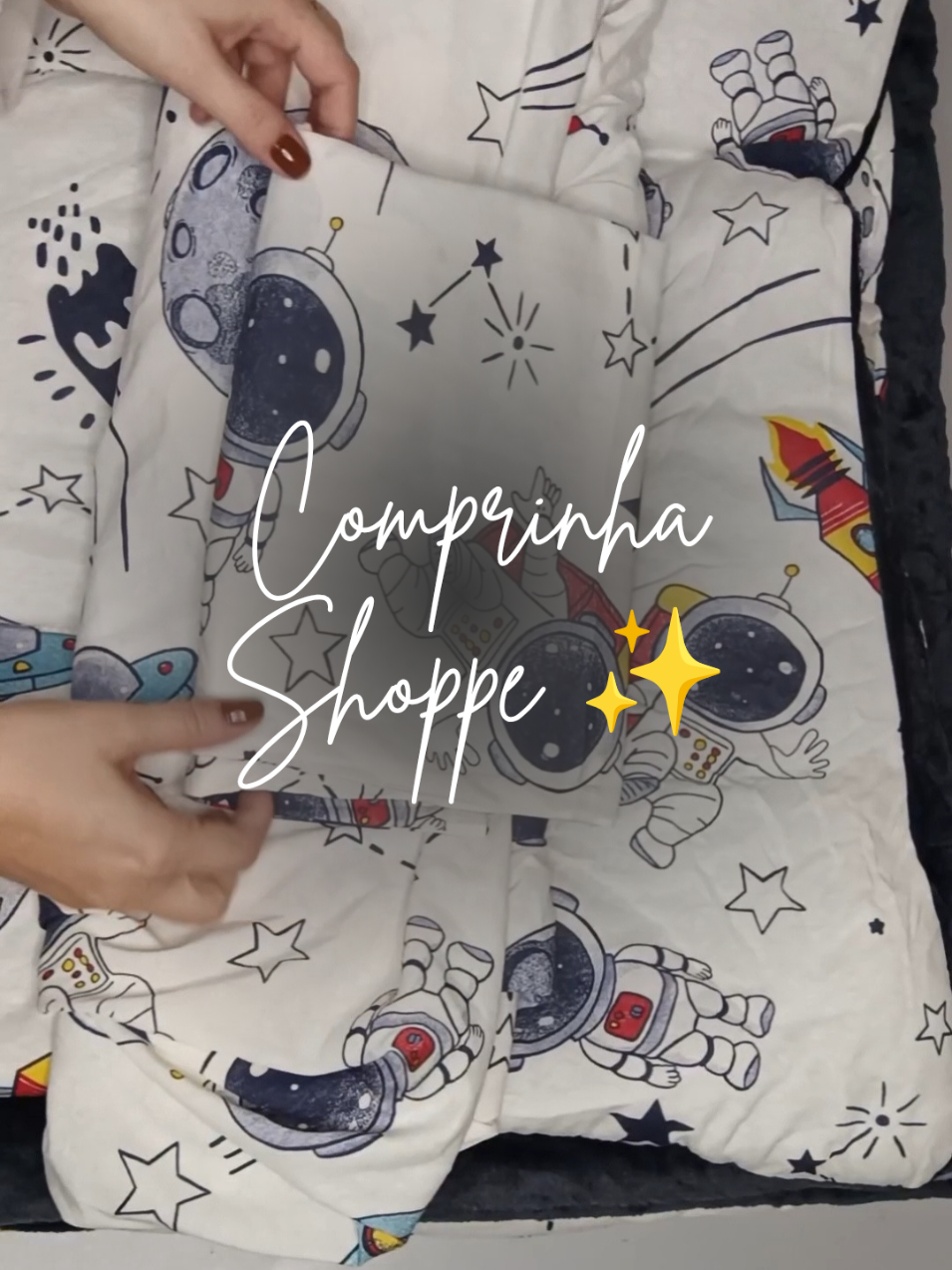 Comprinha na Shoppe ✨ Minha escolha da vez foi um jogo de cama completo para meu filho.  Jogo de lençol e fronha ID: DDK-PXC-XSE Coberdrom ID: FAF-XMP-QBF