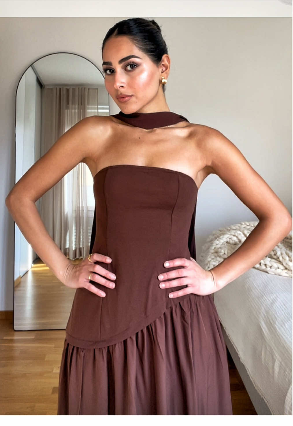 Wedding guest dress🤎 ——————————— #dresses #weddingdress #shein #sheinhaul #weddingguestdress #sheinfashionweek #onlinevsreality #Summer #outfit #outfitinspo #fyp #fürdich #fyppp #foruyou #vrial_video #dubai #فوريو #اكسبلور #fördig #fördigpage #فساتين #شي_ان #فساتين_سهره #browndress #fashiontiktok #tiktokarab #f #promdress #prom #explore #viralvideos 