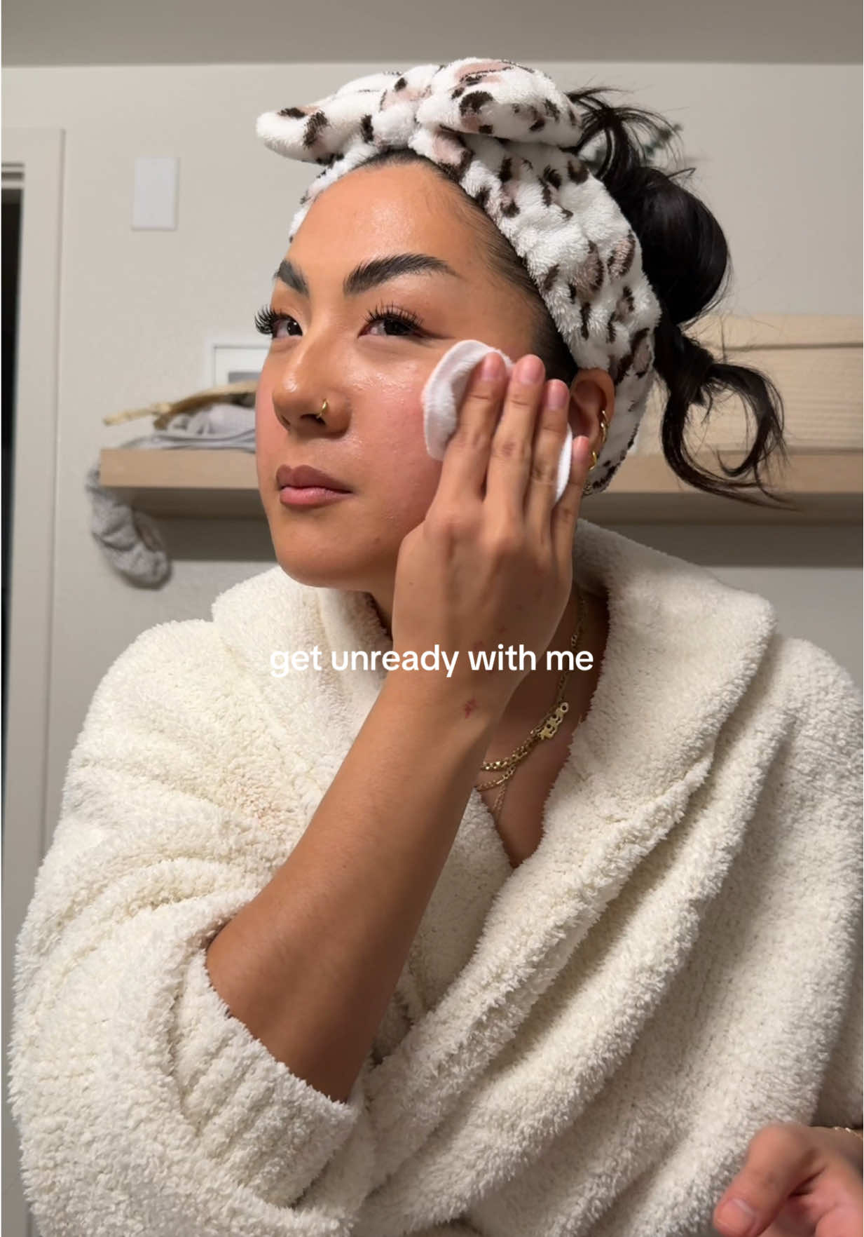 get unready with me asmr edition