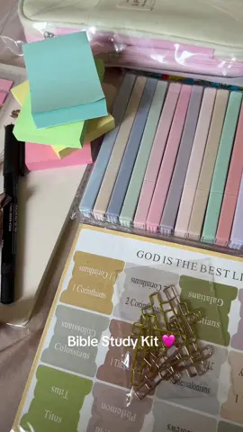 Bible Study kit! 😍🙏🩷 #biblestudy #tiktokmademebuyit #biblejournaling 