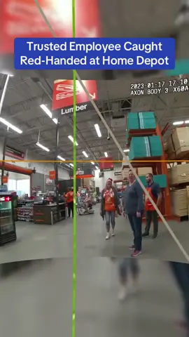 Trusted Employee Caught Red-Handed at Home Depot #cops #copsoftiktok 