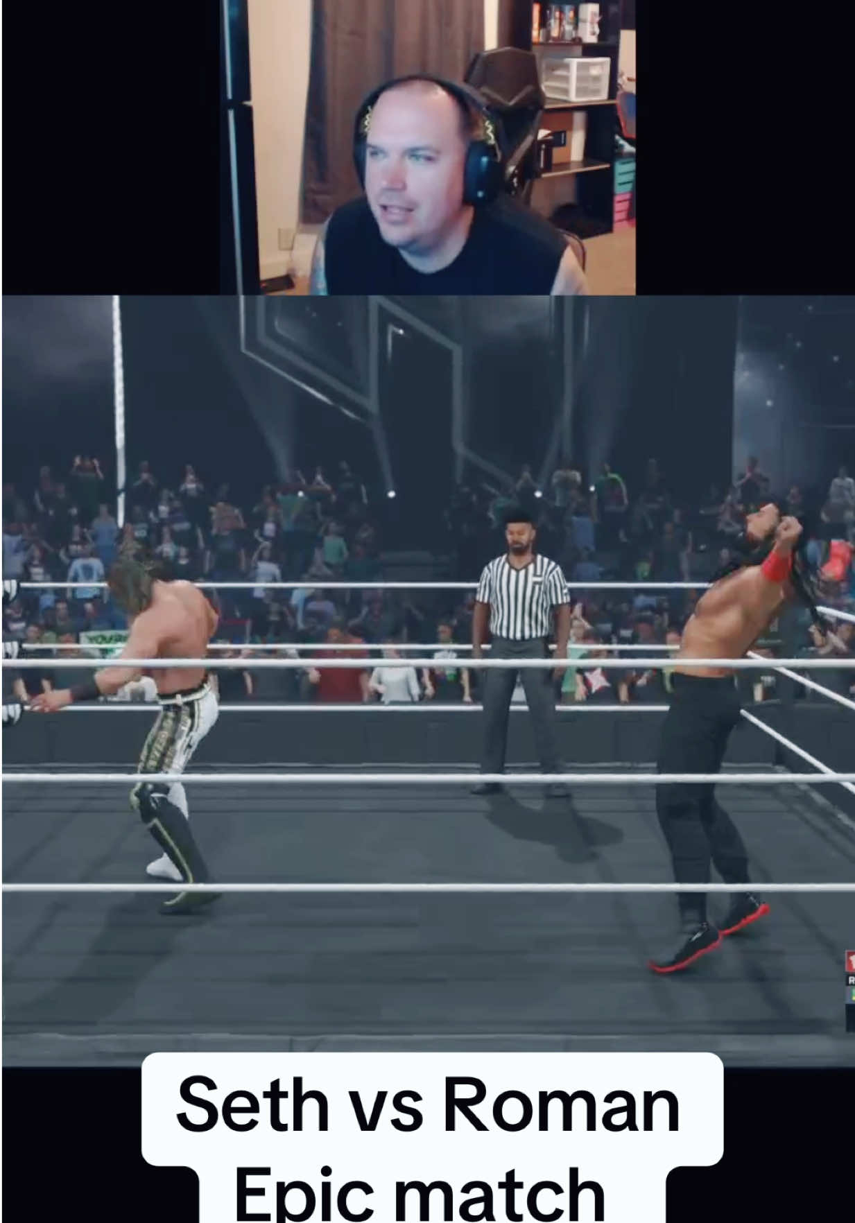 Seth vs Roman #wwetiktok #WWE 