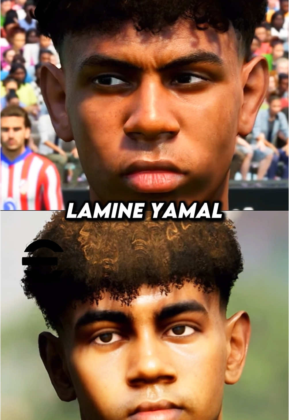 EAFC 25 VS EFOOTBALL 25 😱 | Clips: awesomePCgames |#fifasongs #eafc #efootball #graphics #football #faces 