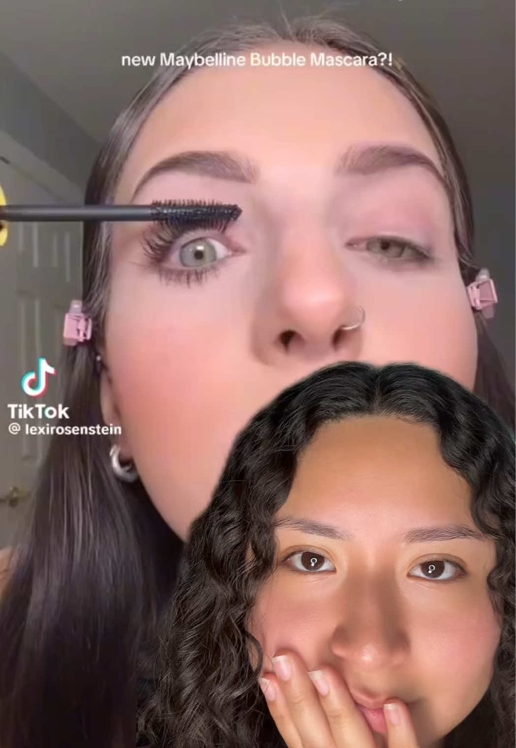 NUEVA mascara de Maybelline! 🤩 ✨Colossal Bubble Mascara✨ Promete dar volumen, separar las pestañas y no dejar una sensación pesada. Tengo pestañas súper pequeñas y rebeldes, así que tuve que rizarlas bien y aplicar la máscara desde las puntas para evitar que se cayera el rizo. Y el resultado me encantó!🩷 No pesa nada, me dejó las pestañas bien separadas y con muchísima longitud. Definitivamente, una mascara que llevaría en mi cartera 😉 #duet with @lex #maybelline #viralmascara #colossalbubblemascara #maybellinemascara #maybellinecolossal #mascarareview #newmascara #mascarafavorites #viralmakeup #makeup #makeupreview #GlowUp #affordablemascara #maquillaje #rimel #maybelinerimel @Maybelline NY 