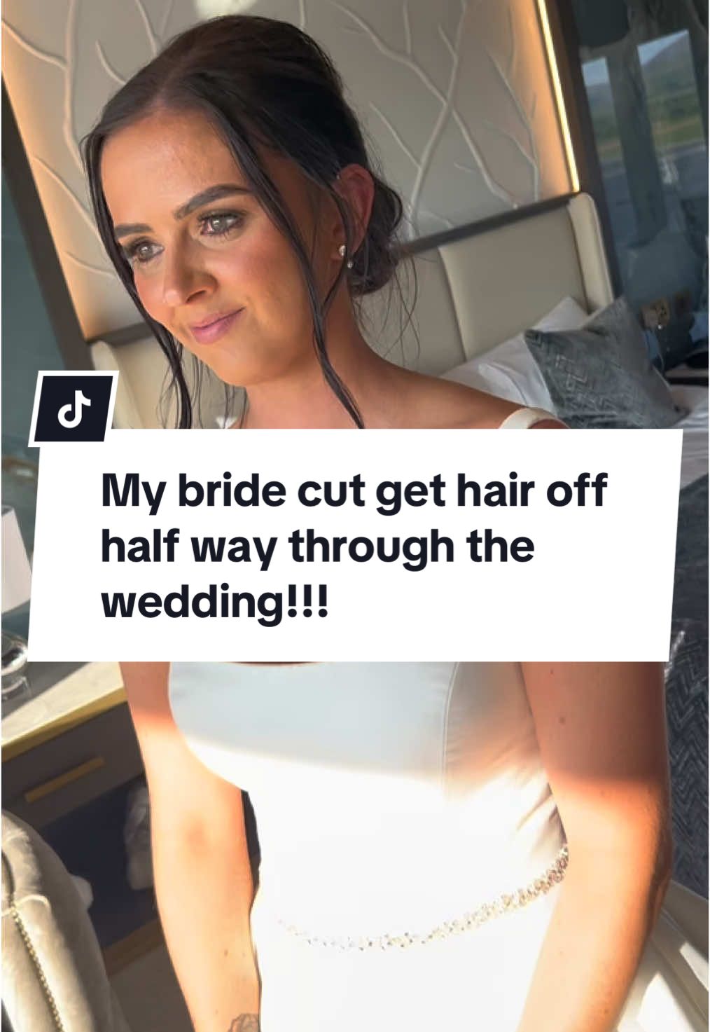 #bridetransformation #haircut #longtoshort #daytonight #bride #bridechange @urbanhairandbeauty #fyp #wow 