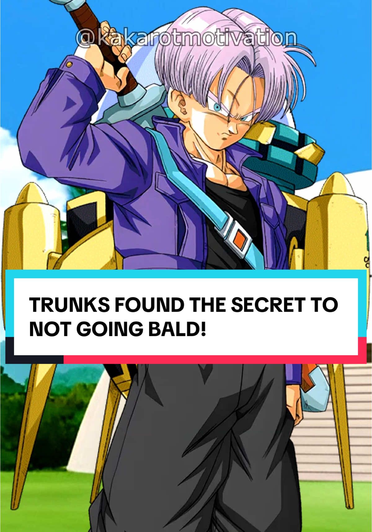 You heard Trunks, don’t wait until it’s too late! #goku #gym #Fitness #hair 