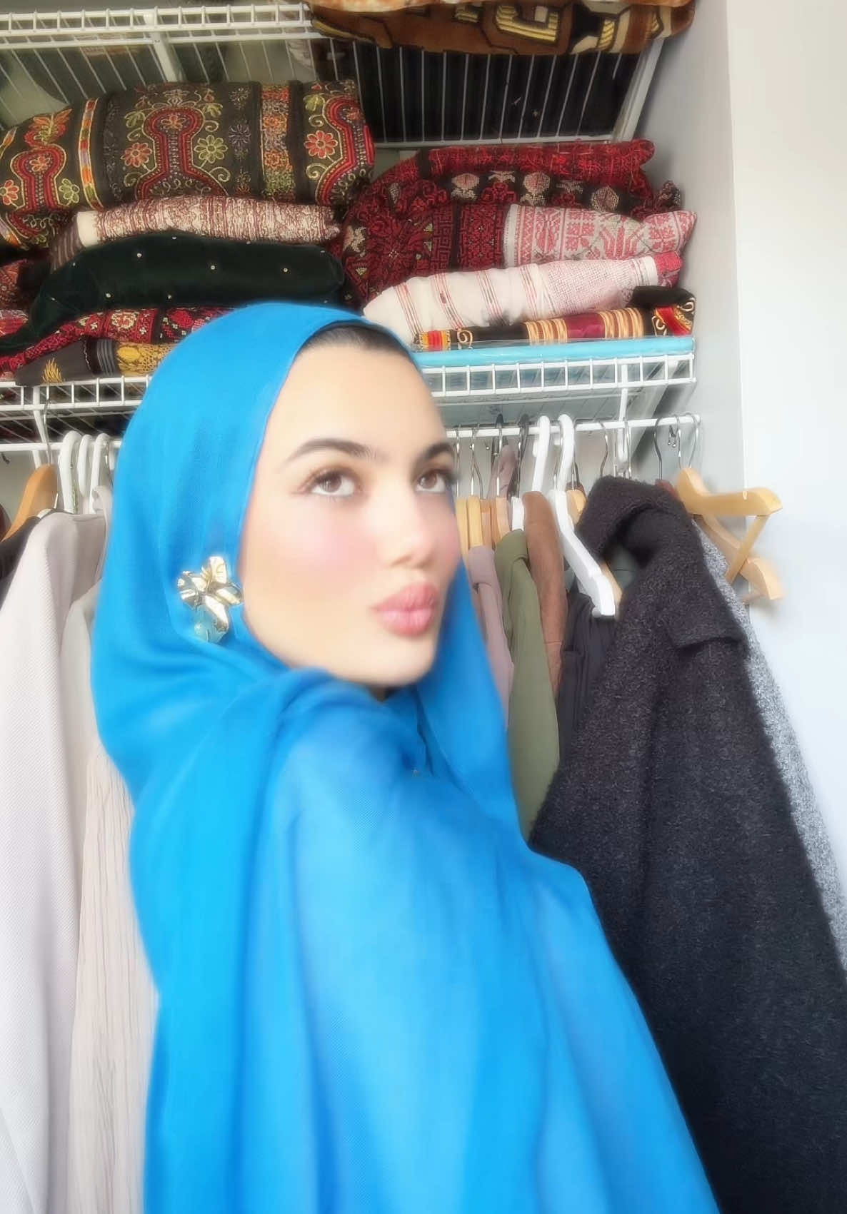 Closet videos are back #hijabi #arabgirls #summerhairstyles #hijabtiktok #foryoupage ##fyp##summertime