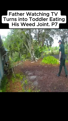Father Watching TV Turns into Toddler Eating His Weed Joint #cam #fyp #usa #situation #criminal #cops #police #bodycam