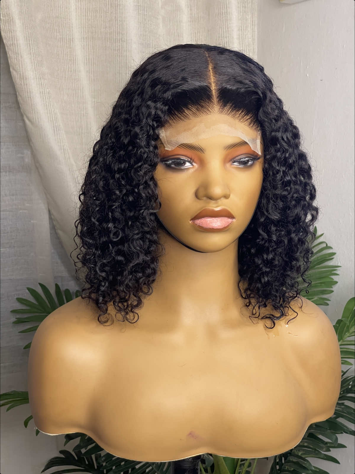12” young for you Jerry curls with 5by5 closure beautifully wigged and styled for a client ❤️ Same hair available on order  We also accept clients own bundles for wigging, reconstruction,styling, revamping,closure or frontal replacement etc  📍Ablekuma Olebu 📞0550596635 #fyp #tiktokghana🇬🇭 #wig#jerrycurls #curls #wigcap #styling #hairstylist  