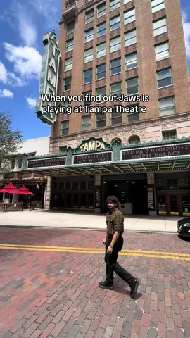 Just when you thought it was safe to go back in the water… Jaws is swimming its way to Tampa Theatre! 🍿 🦈  🎬 Friday, May 23 at 7:30pm 🎬 Saturday, May 24 at 4:30pm & 7:30pm 🎬 Sunday, May 25 at 3:00pm & 6:30pm 🎬 Monday, May 26 at 4:30pm & 7:30pm 🎬 Tuesday, May 27 at 7:30pm 🌟 Join us on Sunday, May 25 for some JAW-SOME pre-film activities in the lobby from 2:00-3:00pm! More details will be making waves soon, make sure to keep an eye out on social to be the first to know.  🦈 