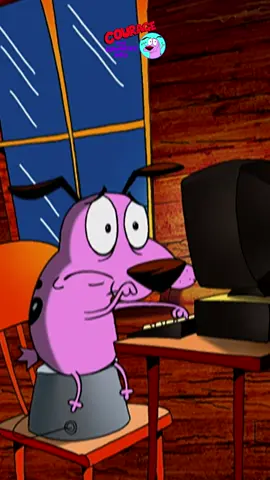 Courage 🤝 Computer #Courage #Computer #Shadow #Internet #CourageTheCowardlyDog #cartoonnetwork