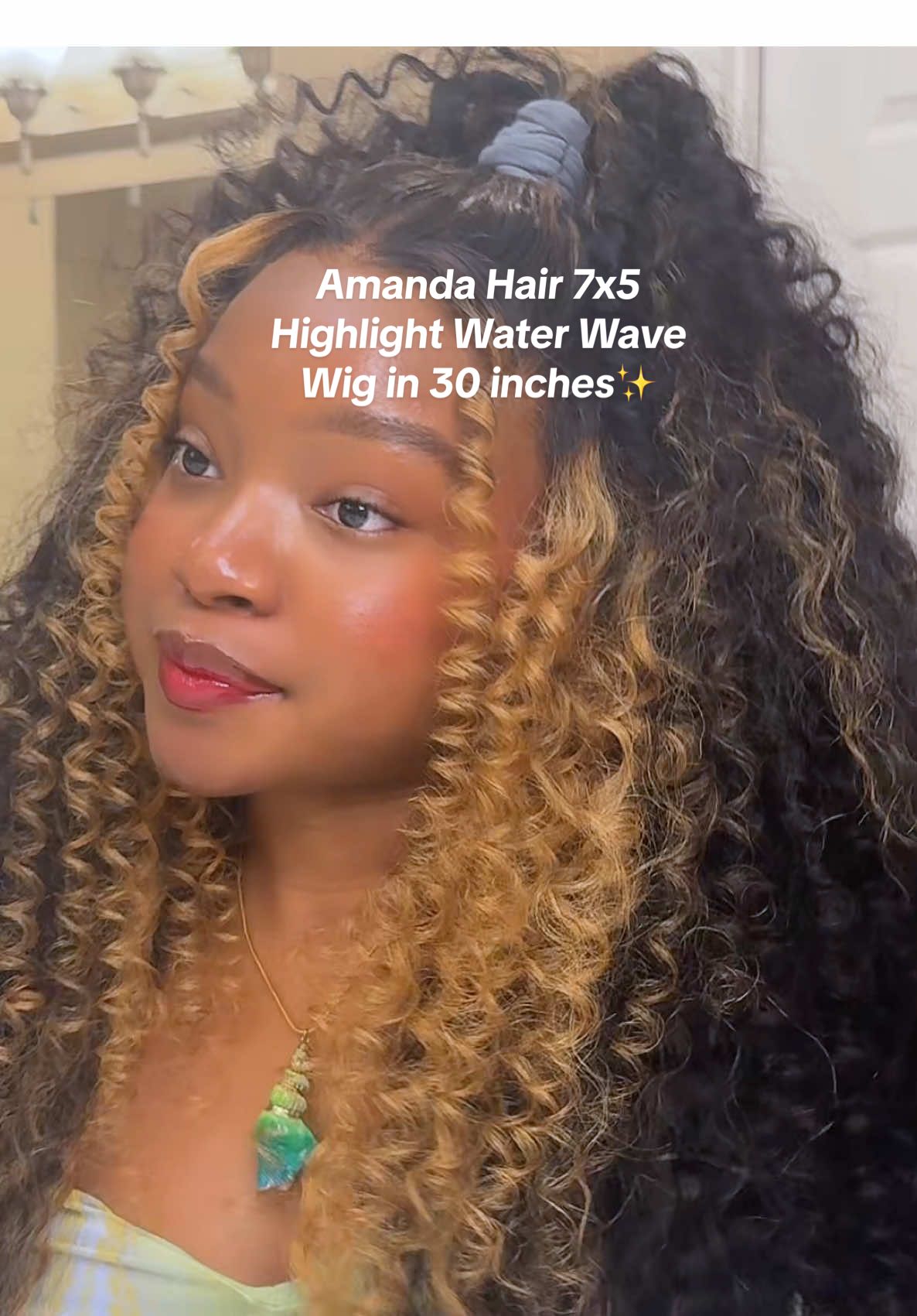 Cause it iss that serious! I lovee❤️❤️@Amanda Hair Store #fyp #foryou #amandahair #amandahairshop #waterwavewig #wig #curly #curlyhair 