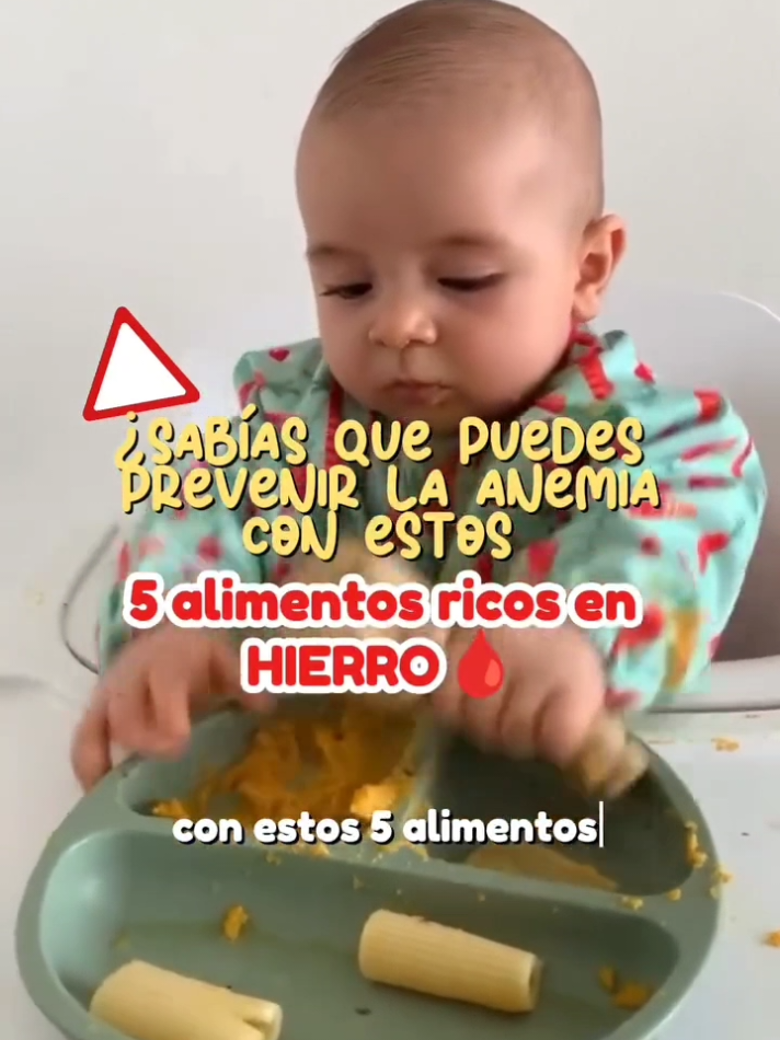 ¡Previene La Anemia De Tu Bebé Con Estos Alimentos Saludables! ✨#NutriciónInfantil #blw #blwideas #mamaprimeriza #alimentacioncomplementaria 