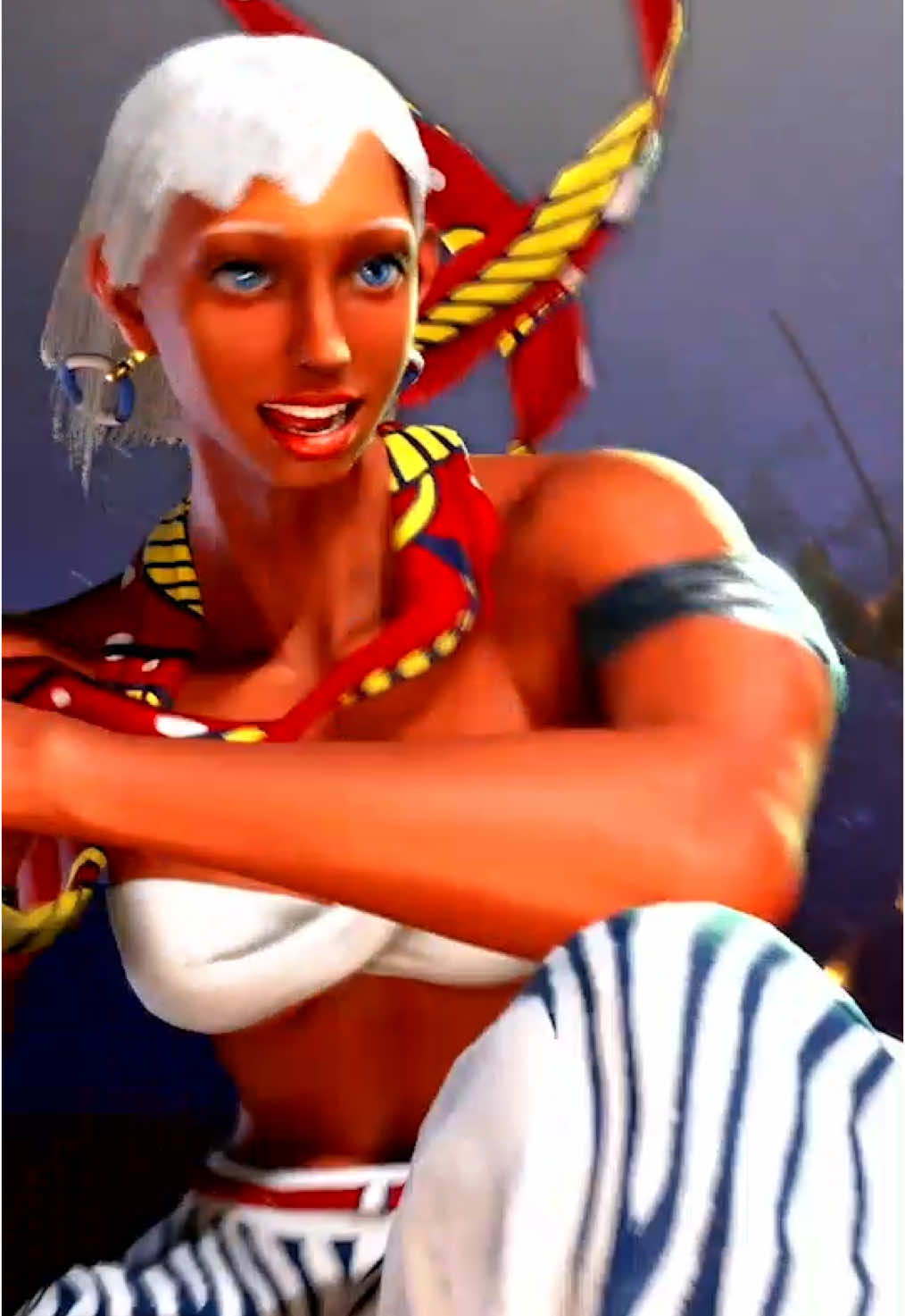 she’s having the time of her life #elena #StreetFighter6 