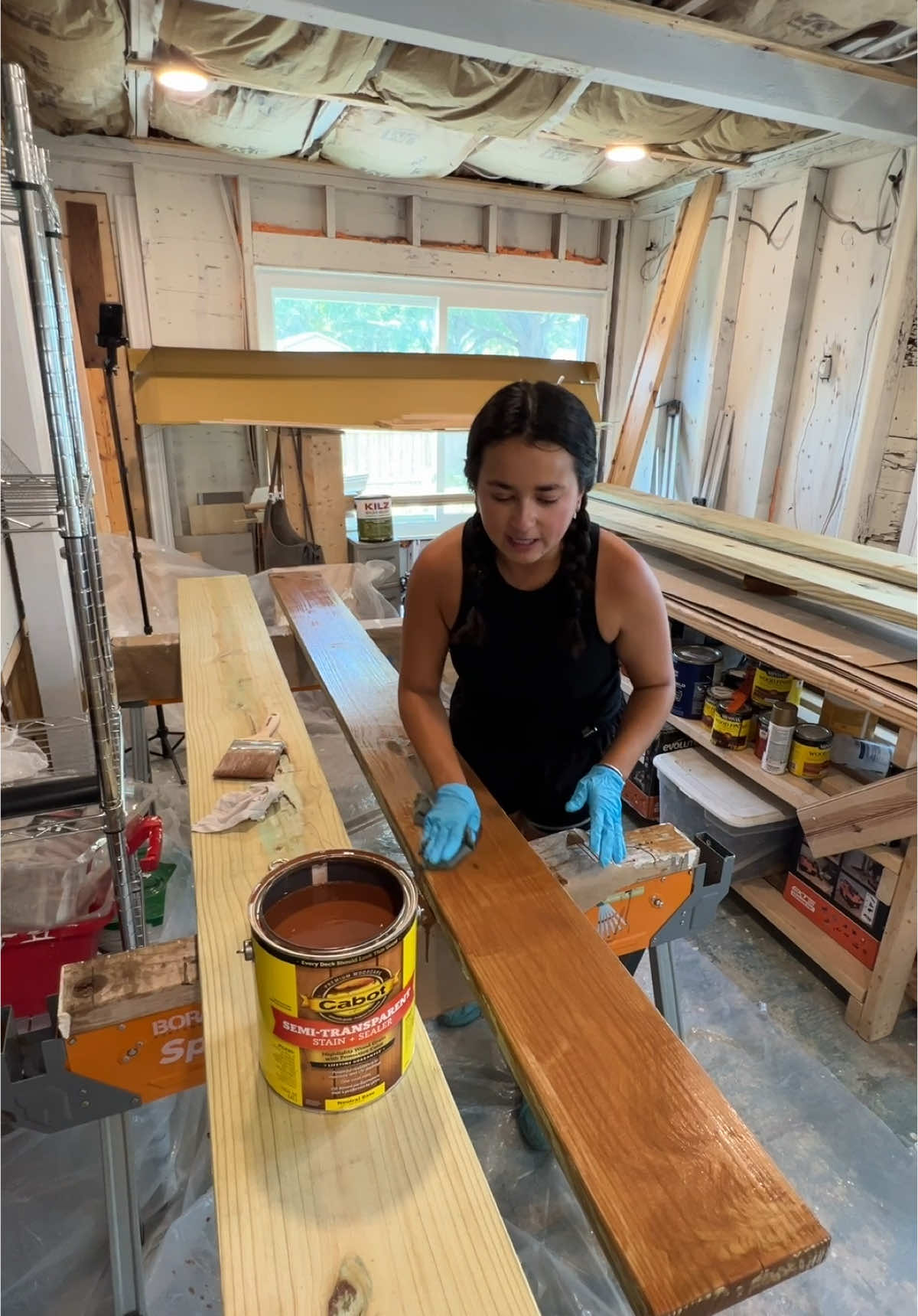 we’re building a wood porch to go on top of our old cement steps #renovationseries #renovationproject #homeimprovement #diyhomeprojects #frontyard #homehacks #yardwork #homemakeover #hometransformation #backyard #construction