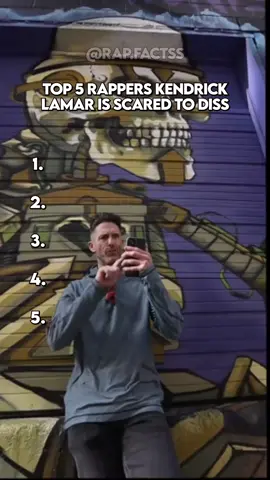 Top 5 rappers Kendrick Lamar is scared to diss ##raptok #hiphop #rap #jamwayne #501bryze #markyb #jacktheripper 