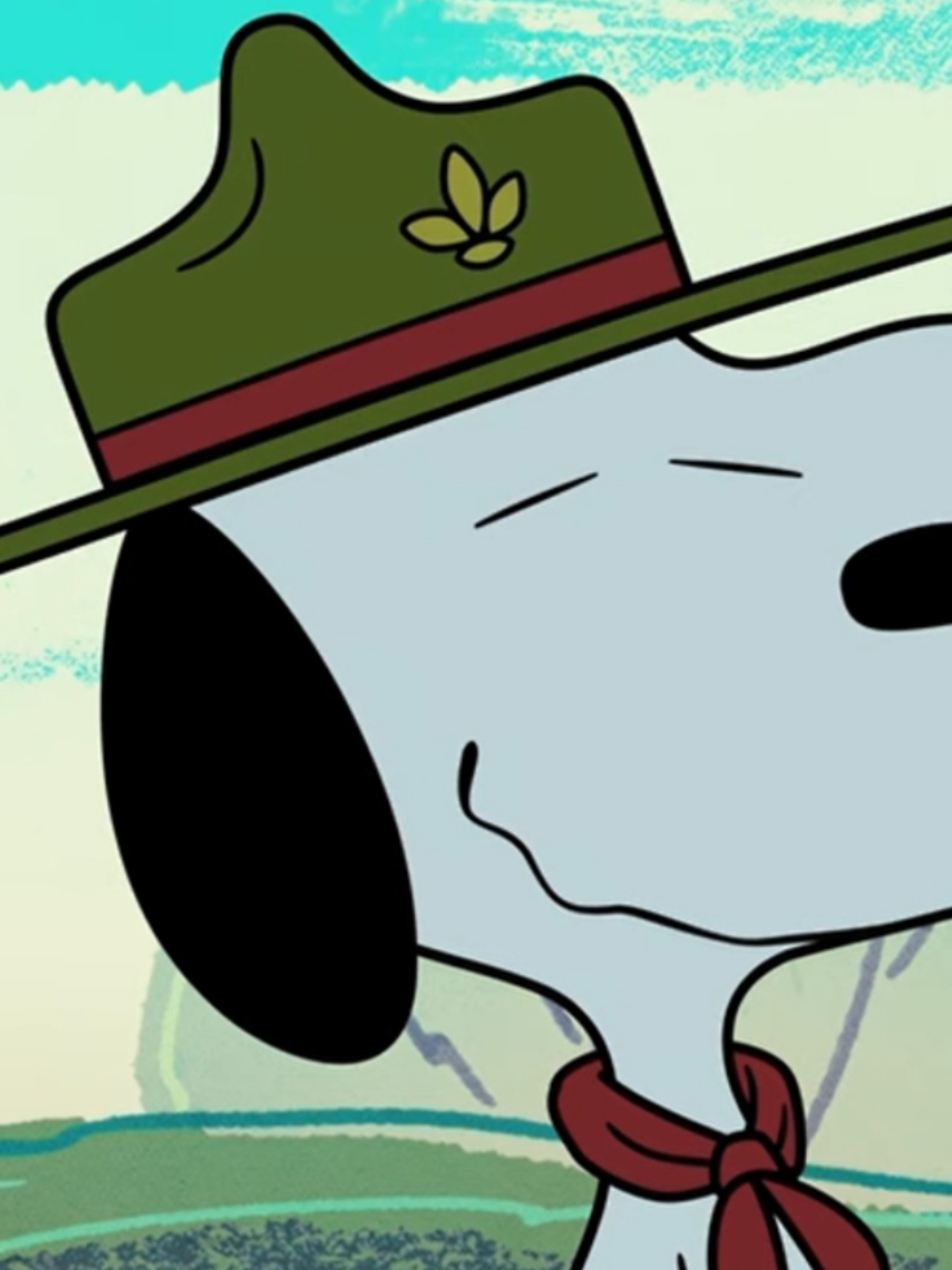 Cuidar do sorvete parecia uma tarefa simples… até o sol, a distração e a tentação entrarem em cena. Assista Snoopy Vai Acampar na Apple TV+ #snoopy #peanuts #charliebrown #sally #sorvete #desenhos #fyp