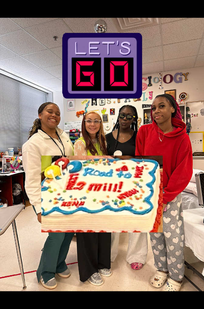 Road to 2 Million….Let’s GO! Keep it rolling! #mrspositivepauly #teacher #classroom 