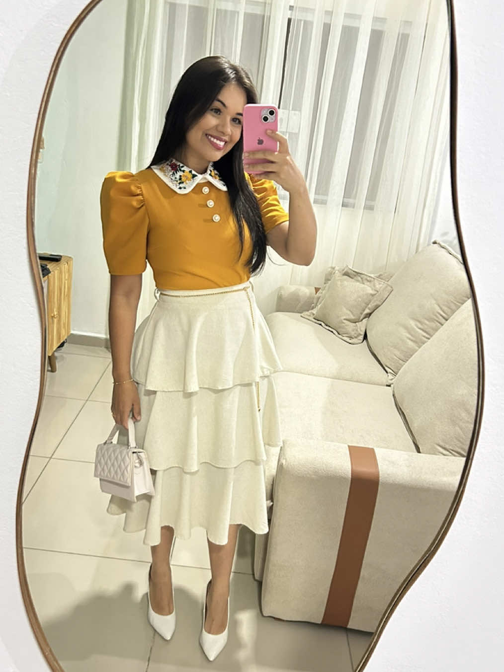 Ser crente é ser bonito 🌸🌼 #arrumesecomigo #grwmparaoculto #foryou #lookdoculto