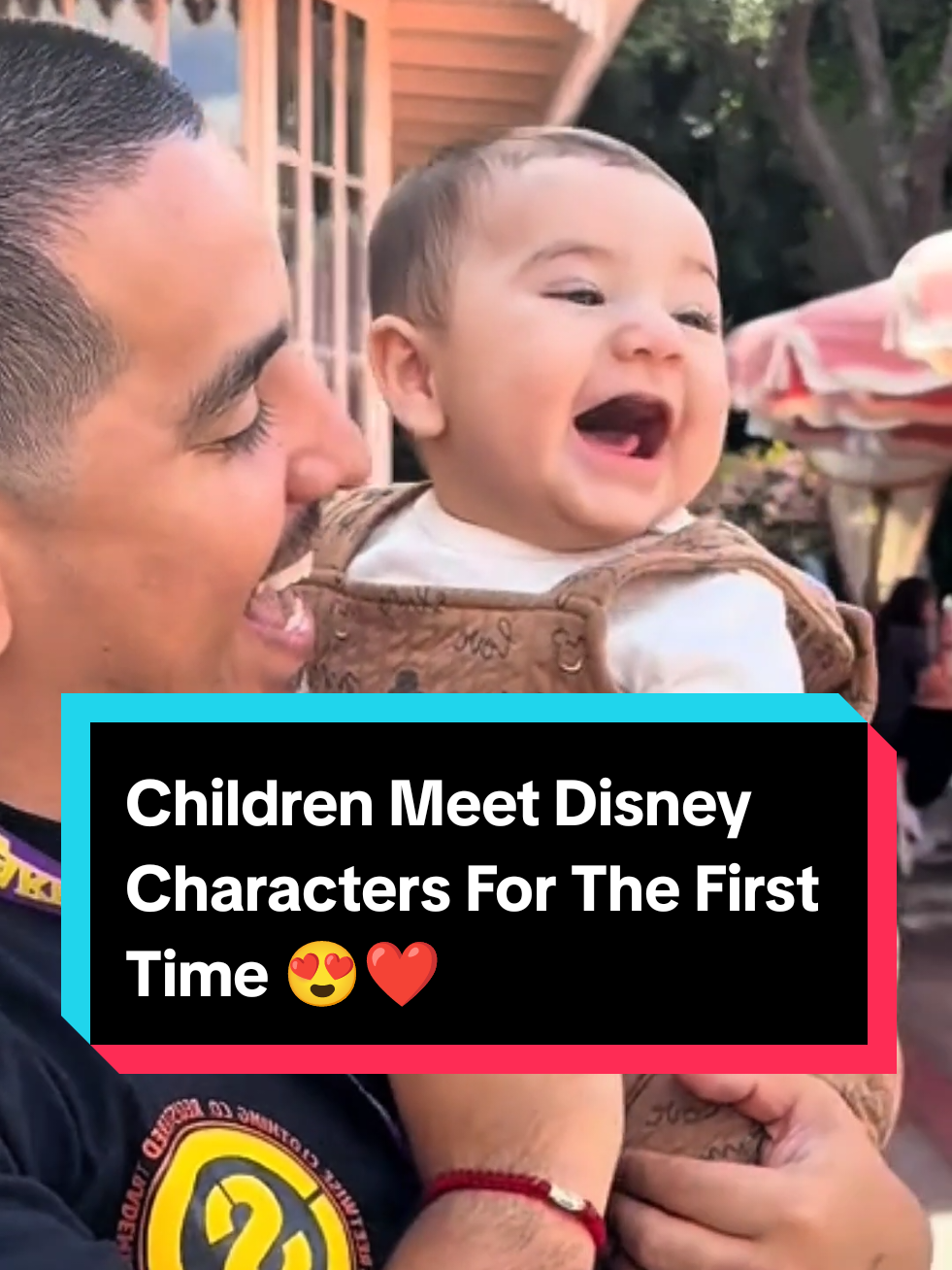 Dreams come true as kids meet their beloved Disney Characters 😍❤️ #kid #kidsoftiktok #toddler #baby #babiesoftiktok #disneyland #disneyworld #disneycharacters #cute #adorable #heartwarming #fyp 