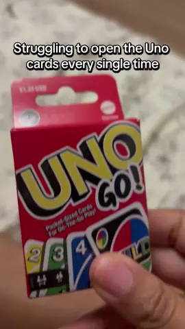 And the Uno card box always rips