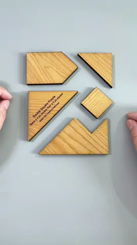 Can you build a square with 5 pieces?#puzzle #iqtest 
