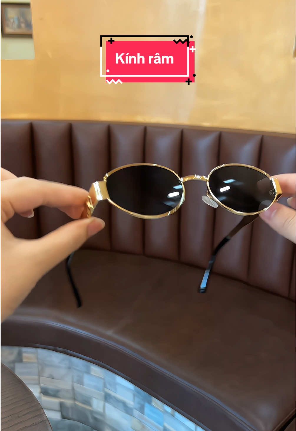 Kính râm chống tia UV sang như này ai nghĩ mấy chục cành nào #kinhnu #kinhram #kinhthoitrang #kinhthoitrangnu #muataitiktokshop 