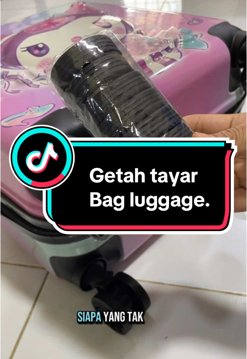 Getah tayar bag luggage. #getahtayar #bagluggagemurah 