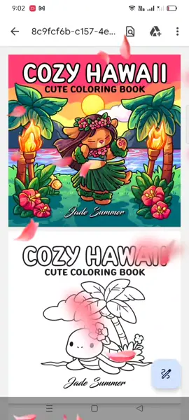 cozy hawaii- jade summer sooooo cute!!!🥰🥰🥰🥰🥰#coloringbookpdf #coloringbookpdfdigital #googledrivestorage #pdfcoloringbooks #coloringbooks 