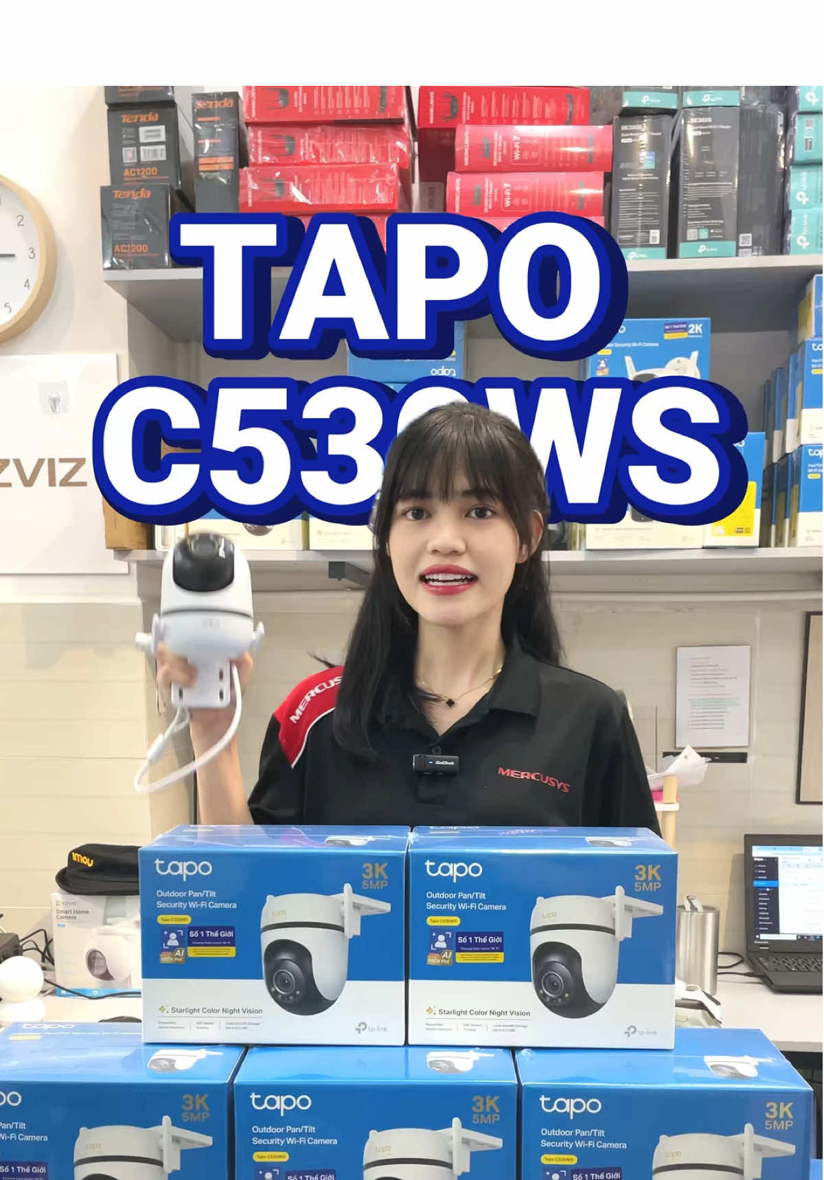 C530WS thì khỏi bàn rồi hình ảnh quá nét #Alexshop #cameraaninh #camerawifi #tplink ##tapo 