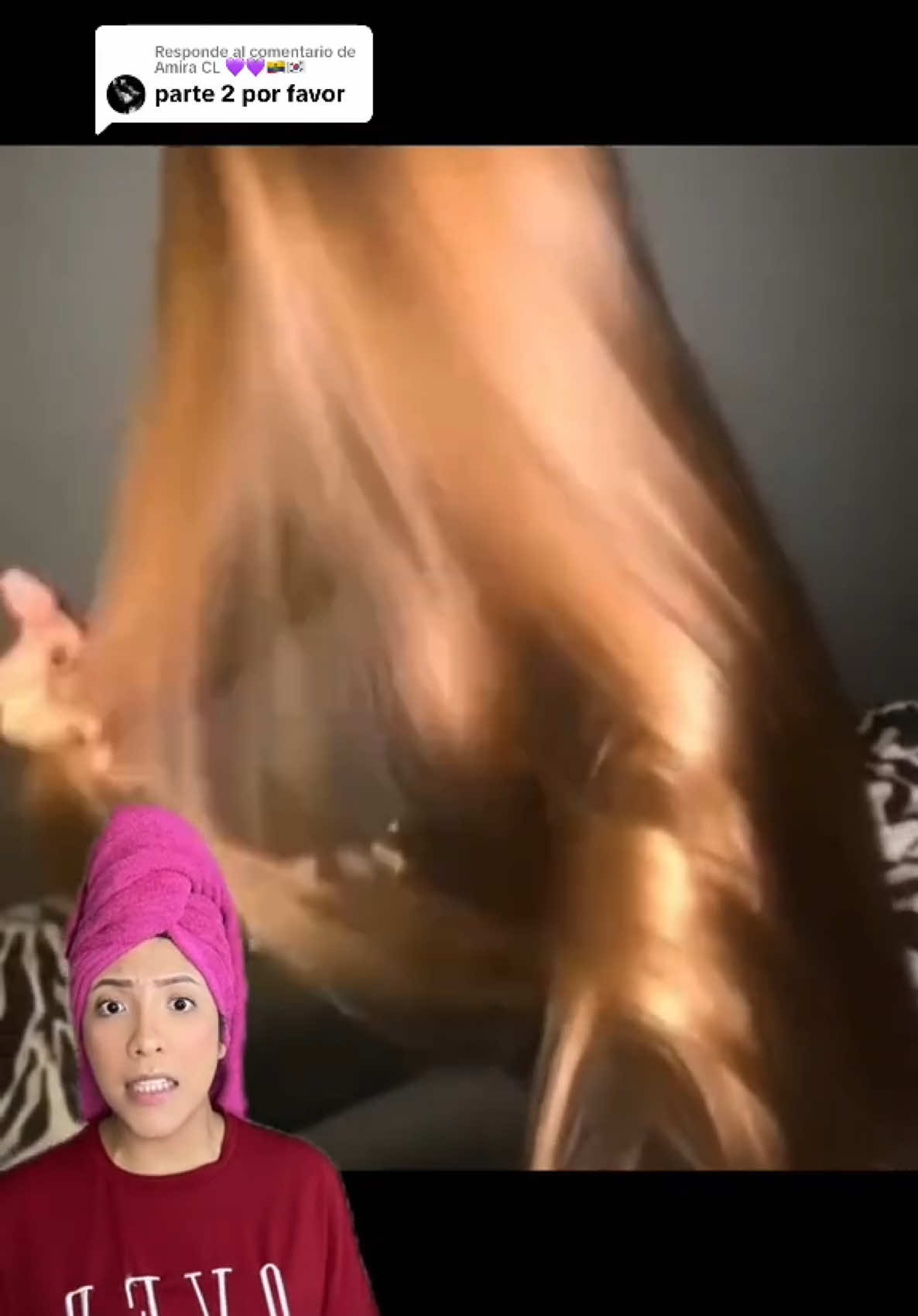 Parte 2 probando la mascarilla de Coca-Cola 😳 #hair #mask #hairhack #magic #greenscreenvideo 