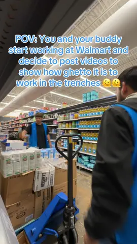 Quality time with the homie stocking at Walmart 😂😂 #walmart #stocking #cap2 #convesationswithfriends #working #tiktok 