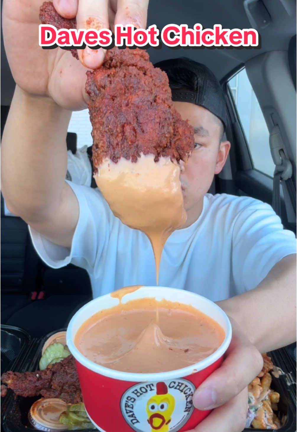 Trying @Dave’s Hot Chicken NEW Mini Sliders 🔥 #food #Foodie #foodreview #daveshotchicken #chicken #mukbang #asmr #tastetest #spicy #fastfood #fyp #eating 