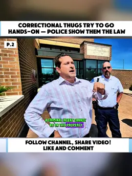 Correctional Thugs Try to Go Hands-On — Police Show Them the LAW #cops #copsoftiktok #law #id #viral #trending #usa 