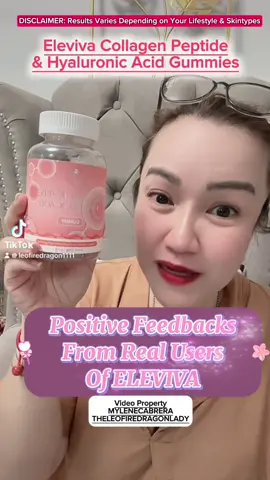 Real Users Positive Feedbacks #eleviva #elevivacollagen #collagengummies #collagenpeptide #hyaluronicacid #userfeedback 