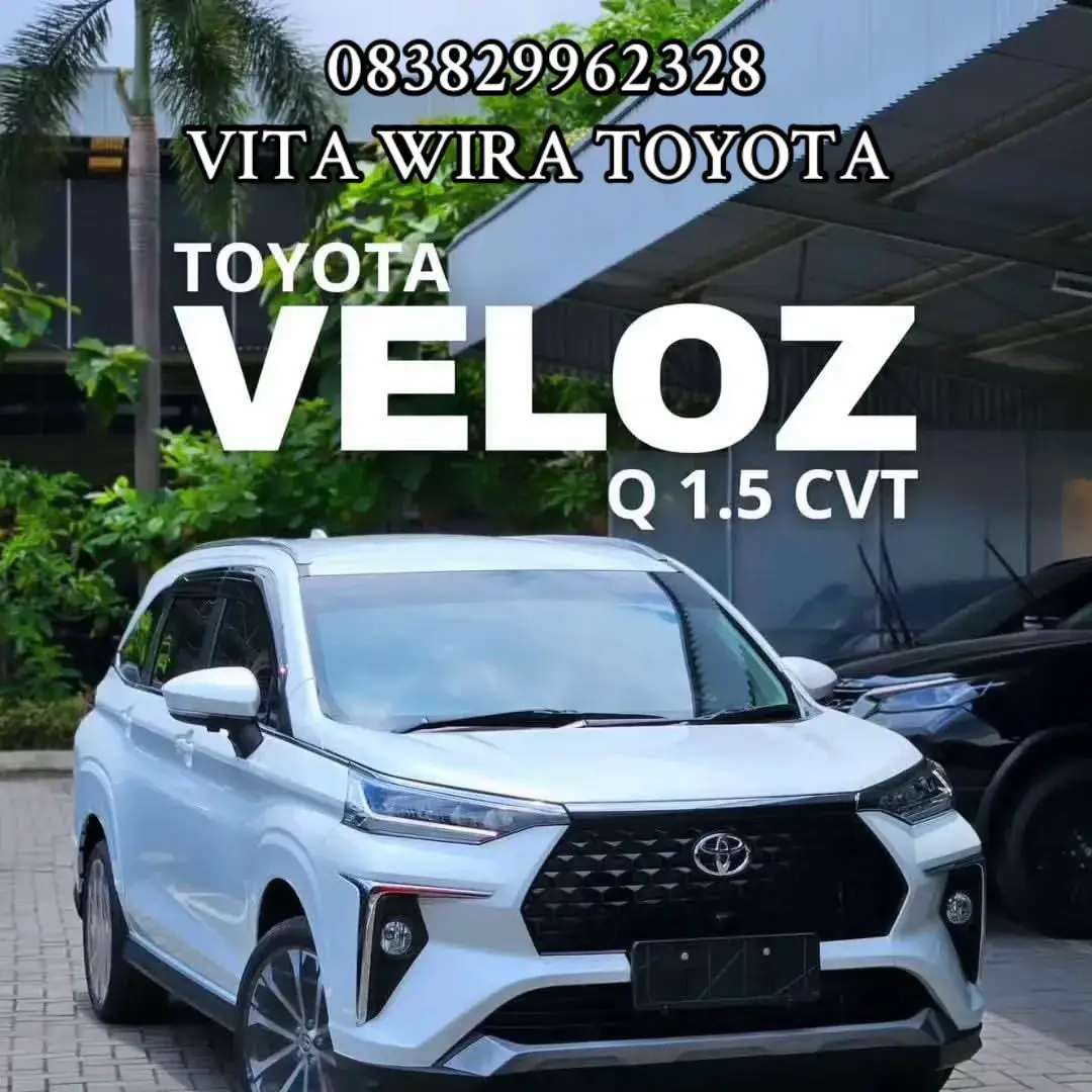 PROMO ALL NEW VELOZ New Veloz 1.5 M/T : 295jt New Veloz 1.5 CVT : 308jt New Veloz 1.5 Q CVT :319jt DP mulai 25% Angsuran mulai 4jt Mau tanya-tanya atau konsultasi boleh hubungi WA: 083829962328 (VITA) #fyp #fypage #masukberanda #viralvideo #trending #veloz #avanzaveloz #toyota #wiratoyota #palangkaraya #kalimantantegah 