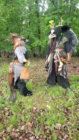 During my time at the @NorseForged Gathering, I met another peculiar creature by the name of Taruk. They were one of the few creatures in my recent time within the Mortal Plane who had the capability to speak a language akin to my own! Taruk and I spent a long time discussing our unique languages and experiences in our explorations within the Mortal Plane, and I can definitively say that I left our conversations as a better Fae. I hope to see them at many future events and lands within the Mortal Plane. I wish them, and you, luck in your future endeavors and explorations! Safe travels, all. And have a good week! @Copper  #adventure #goblincore #cosplay #norseforgedgathering #fae #furry #renfaire #cryptid 