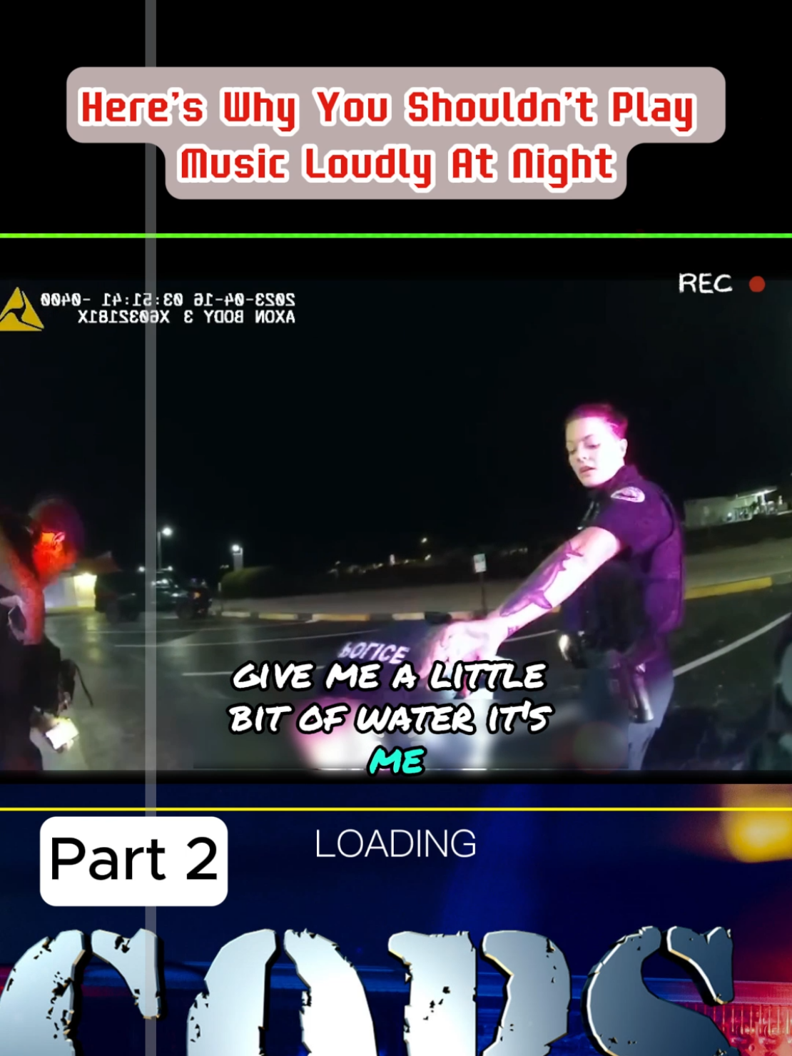 Here’s Why You shouldn't play Music Loudly At night Part 2 #cops #arrested #copsofftiktok #policeoftiktok  #fyp  #policeofficer #policeousa #bodycam #crime #truecrime #truestory #foryou #policeoftiktok #copscam #viral
