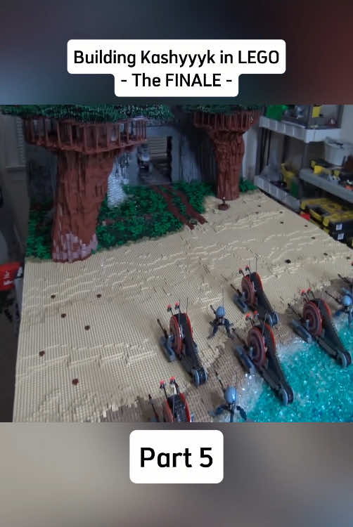 Building Kashyyyk in LEGO - The FINALE. Part 5 #lego #legostarwars #legofortnite #legoset #fyp 