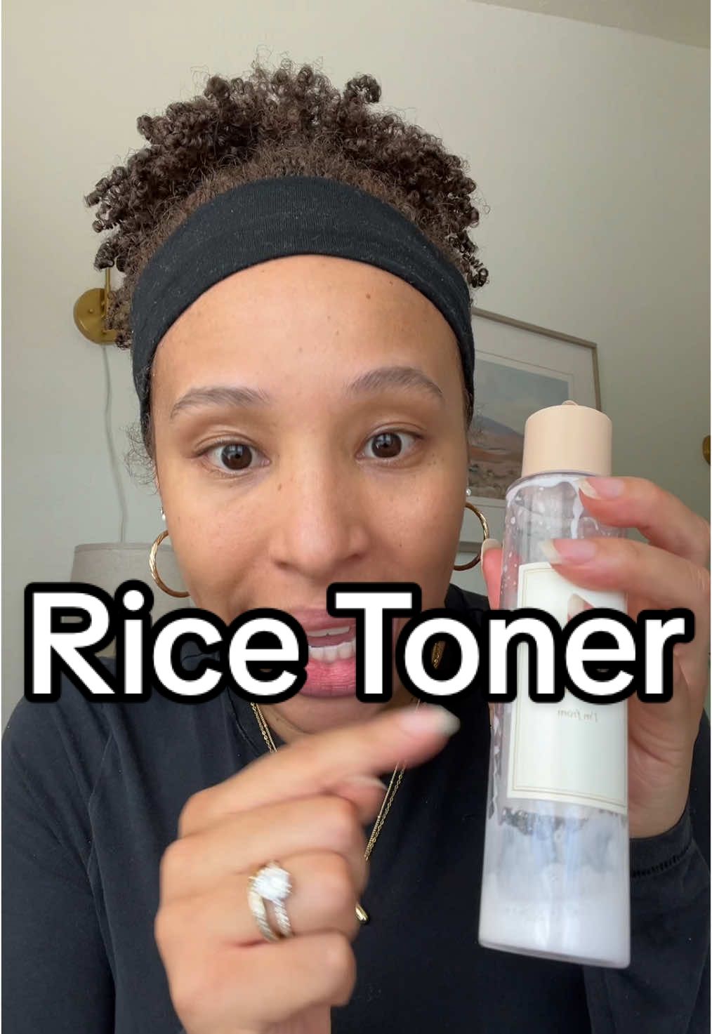 This is how I get glowy glass skin! I love The I’m From Rice Toner #skincare #ricetoner #glassskin #kbeauty #koreanskincare #skintok #tiktokshop #tiktokmademebuyit 