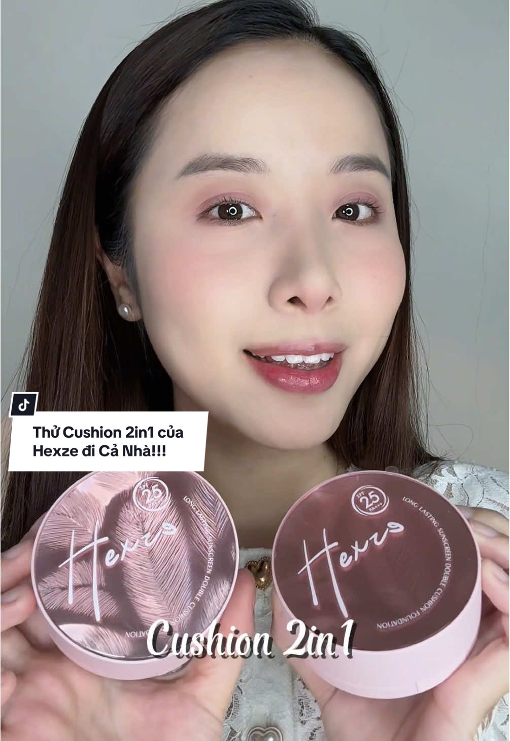 Cushion Hexze 2in1 rẻ mà oki quá nè!!! #cushion #cushion2in1 #hexze #hexzecushion #makeup 