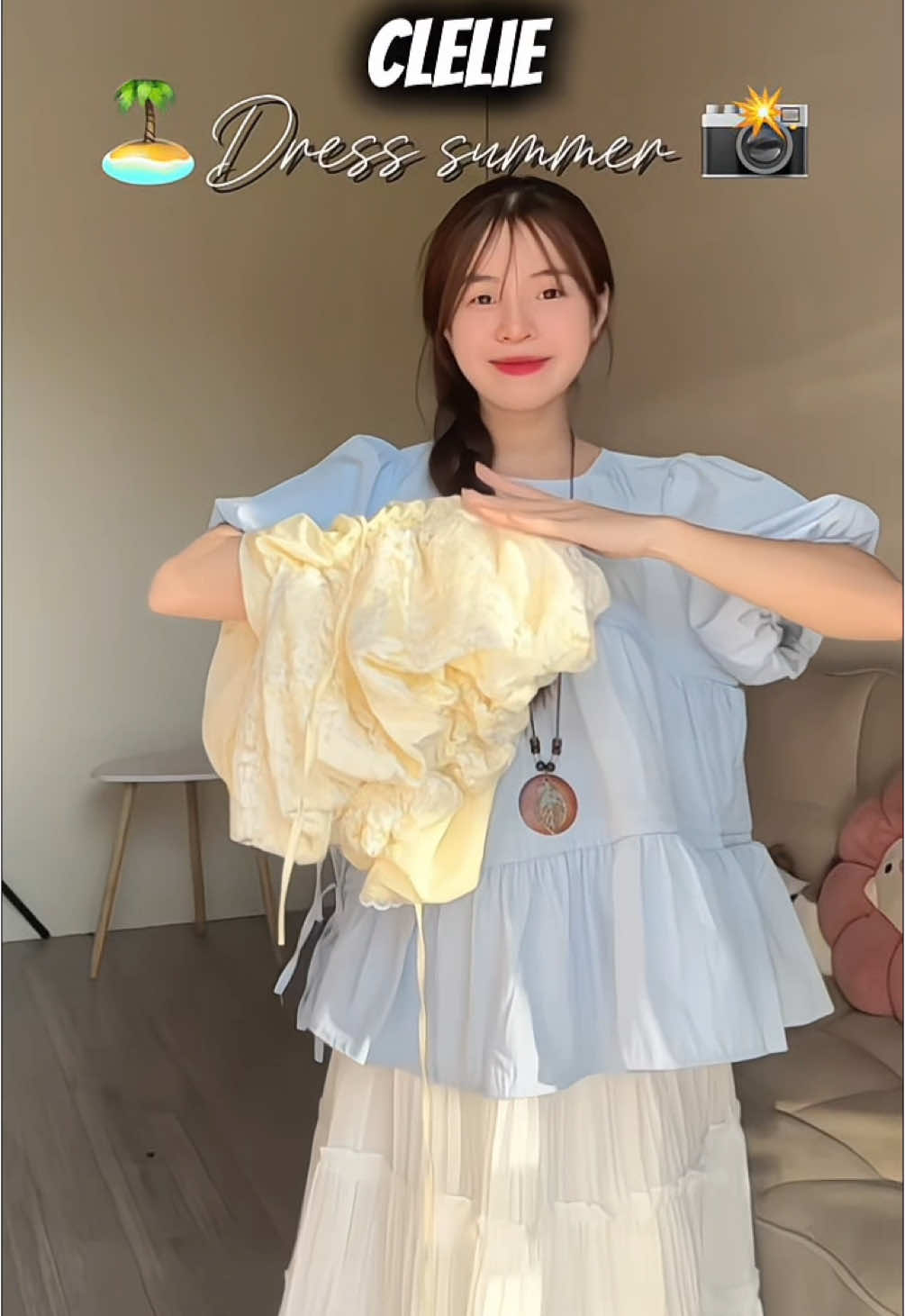 Chào hè bằng chiếc váy xinh iu #clelie #vayxinh #tiktok 