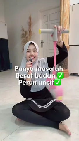 Cuman modal niat yang kuat nih bun #tummytrimmer #olahragadirumah 