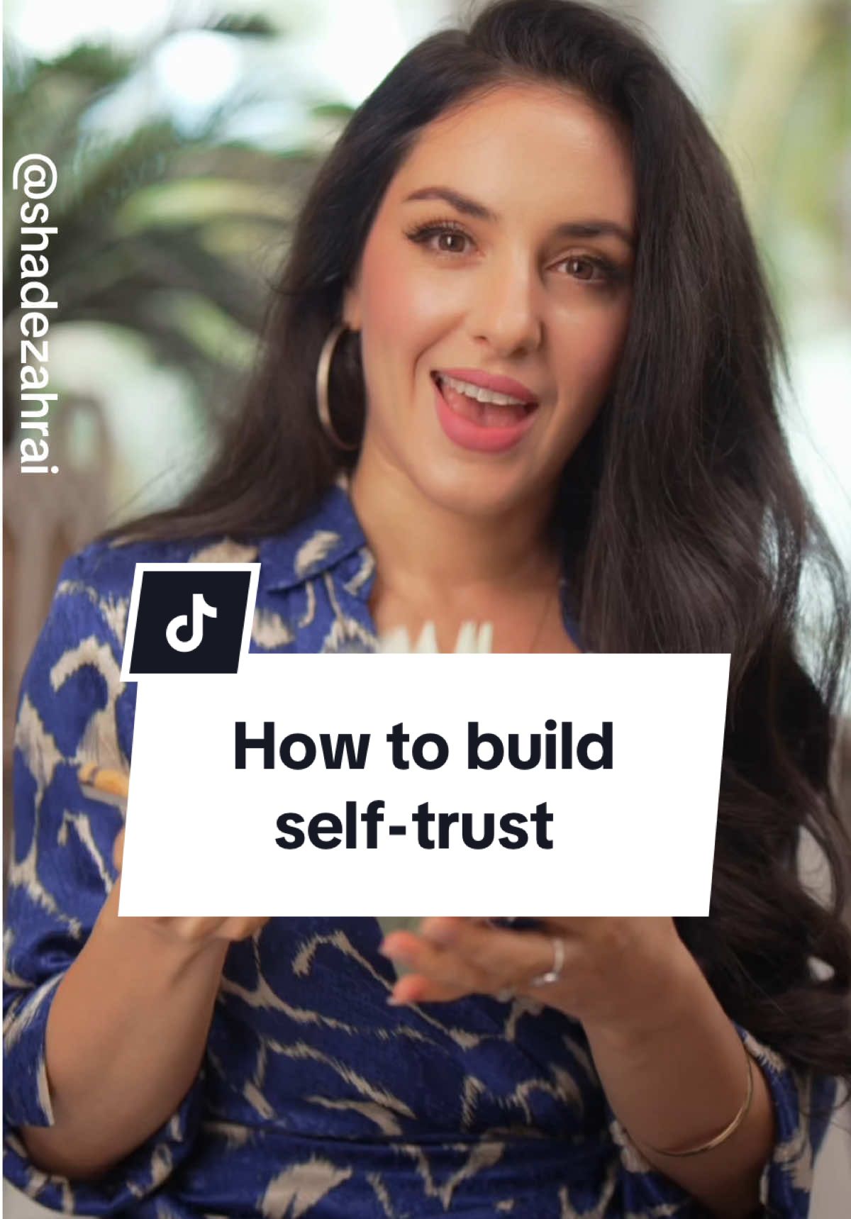 Self-trust is built through one imperfect action at a time.