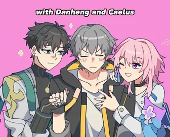 We are just friend!#hoyoverse #HonkaiStarRail #starrail #drawing #art #caelus #march7th #danheng 